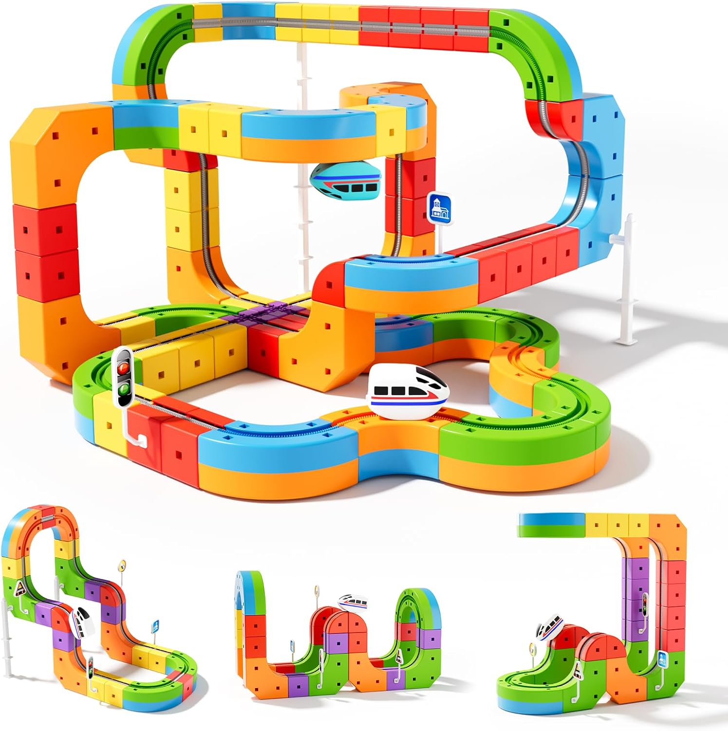 Electric Train Set Race Track