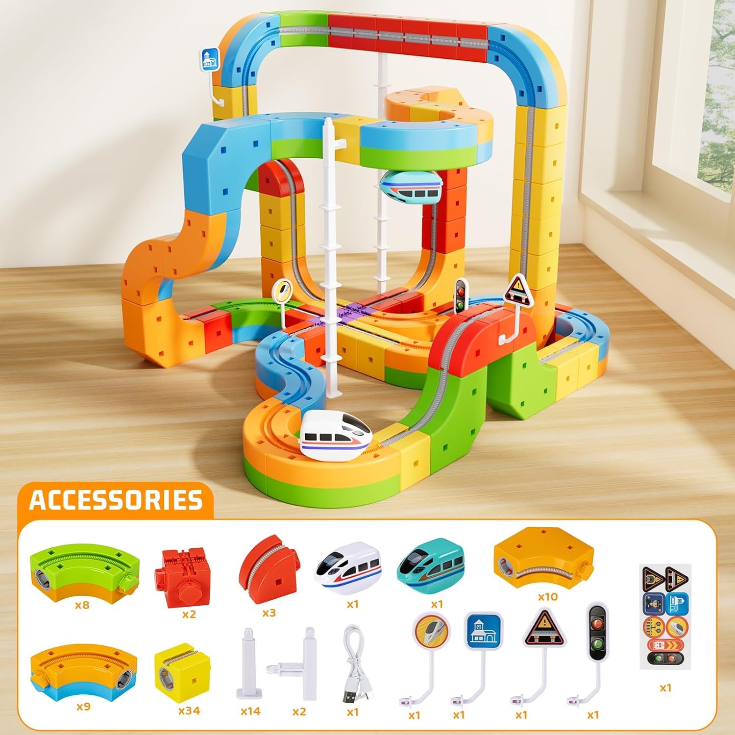 Electric Train Set Race Track