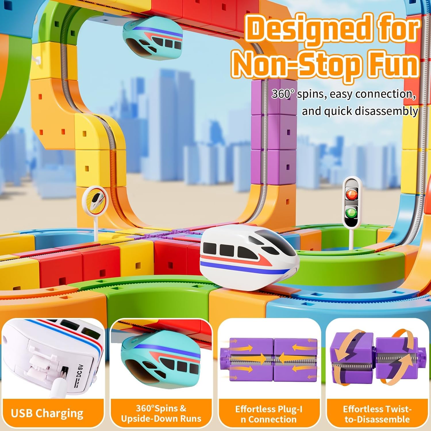 Electric Train Set Race Track