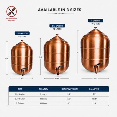 Copper Water Dispenser